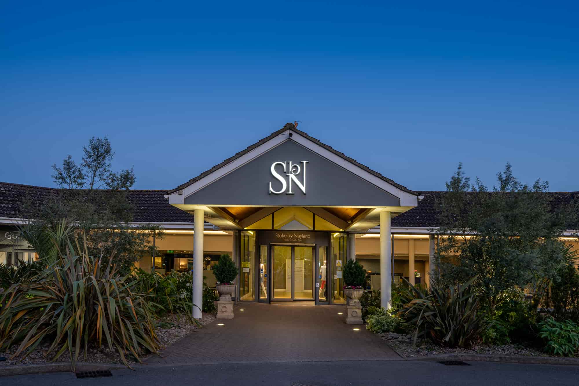 entrance at Stoke by Nayland